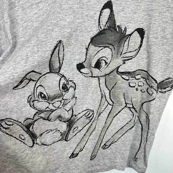 Disney Bambi Thumper Shirt Gray Medium - Picture 4 of 8